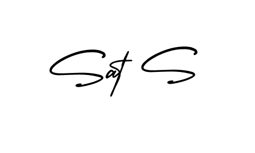 How to make Sat S signature? AmerikaSignatureDemo-Regular is a professional autograph style. Create handwritten signature for Sat S name. Sat S signature style 3 images and pictures png