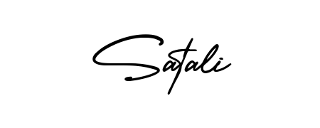This is the best signature style for the Satali name. Also you like these signature font (AmerikaSignatureDemo-Regular). Mix name signature. Satali signature style 3 images and pictures png