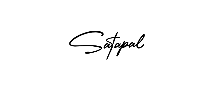 Create a beautiful signature design for name Satapal. With this signature (AmerikaSignatureDemo-Regular) fonts, you can make a handwritten signature for free. Satapal signature style 3 images and pictures png