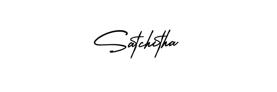 Make a beautiful signature design for name Satchitha. With this signature (AmerikaSignatureDemo-Regular) style, you can create a handwritten signature for free. Satchitha signature style 3 images and pictures png