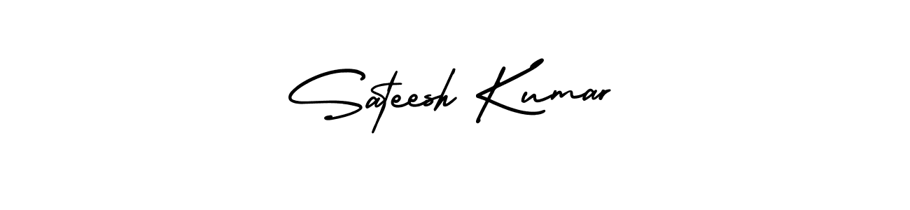 This is the best signature style for the Sateesh Kumar name. Also you like these signature font (AmerikaSignatureDemo-Regular). Mix name signature. Sateesh Kumar signature style 3 images and pictures png