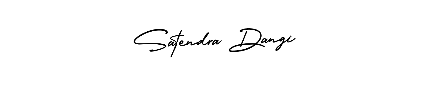 Make a beautiful signature design for name Satendra Dangi. With this signature (AmerikaSignatureDemo-Regular) style, you can create a handwritten signature for free. Satendra Dangi signature style 3 images and pictures png