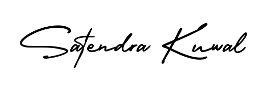Practice writing Satendra Kuwal with the flow of AmerikaSignatureDemo-Regular lettering. A fantastic source of inspiration for developing your personal signature style. Satendra Kuwal signature style 3 images and pictures png