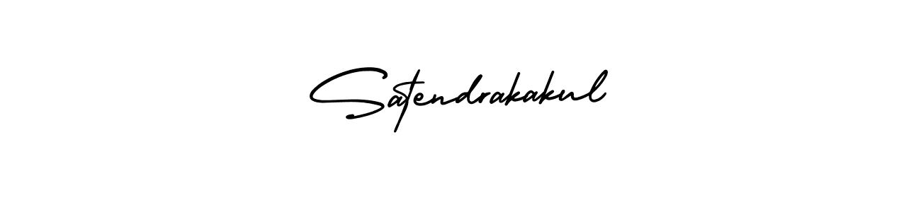 Make a beautiful signature design for name Satendrakakul. With this signature (AmerikaSignatureDemo-Regular) style, you can create a handwritten signature for free. Satendrakakul signature style 3 images and pictures png