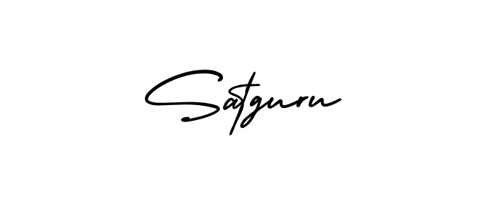Also we have Satguru name is the best signature style. Create professional handwritten signature collection using AmerikaSignatureDemo-Regular autograph style. Satguru signature style 3 images and pictures png