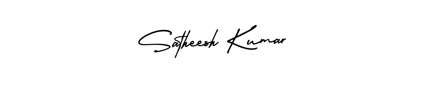 It looks lik you need a new signature style for name Satheesh Kumar. Design unique handwritten (AmerikaSignatureDemo-Regular) signature with our free signature maker in just a few clicks. Satheesh Kumar signature style 3 images and pictures png