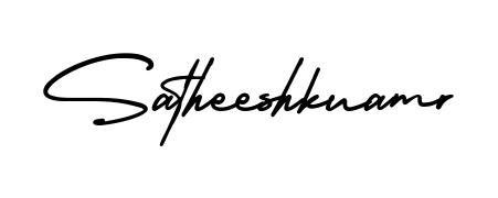 An effortless, minimalist signature concept for Satheeshkuamr using AmerikaSignatureDemo-Regular design. Clean lines that look great on any document. Satheeshkuamr signature style 3 images and pictures png