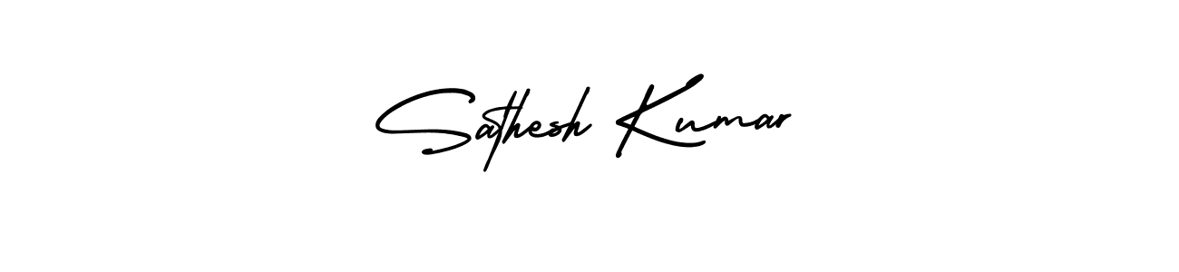 Also You can easily find your signature by using the search form. We will create Sathesh Kumar name handwritten signature images for you free of cost using AmerikaSignatureDemo-Regular sign style. Sathesh Kumar signature style 3 images and pictures png