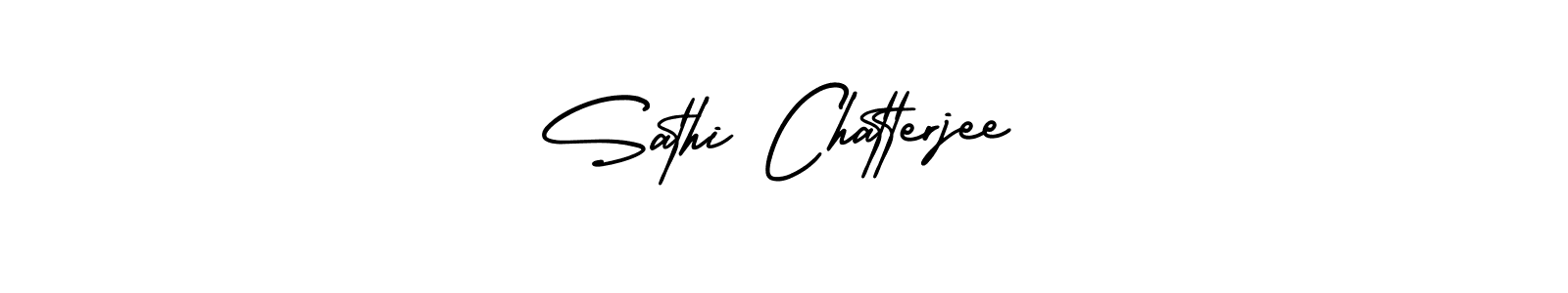 Make a beautiful signature design for name Sathi Chatterjee. Use this online signature maker to create a handwritten signature for free. Sathi Chatterjee signature style 3 images and pictures png