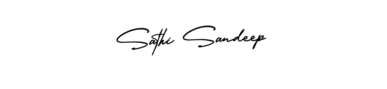 Similarly AmerikaSignatureDemo-Regular is the best handwritten signature design. Signature creator online .You can use it as an online autograph creator for name Sathi Sandeep. Sathi Sandeep signature style 3 images and pictures png