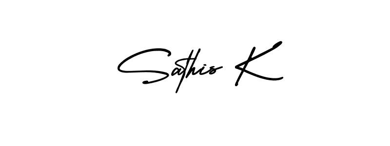 Once you've used our free online signature maker to create your best signature AmerikaSignatureDemo-Regular style, it's time to enjoy all of the benefits that Sathis K name signing documents. Sathis K signature style 3 images and pictures png