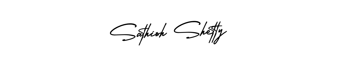 This is the best signature style for the Sathish Shetty name. Also you like these signature font (AmerikaSignatureDemo-Regular). Mix name signature. Sathish Shetty signature style 3 images and pictures png