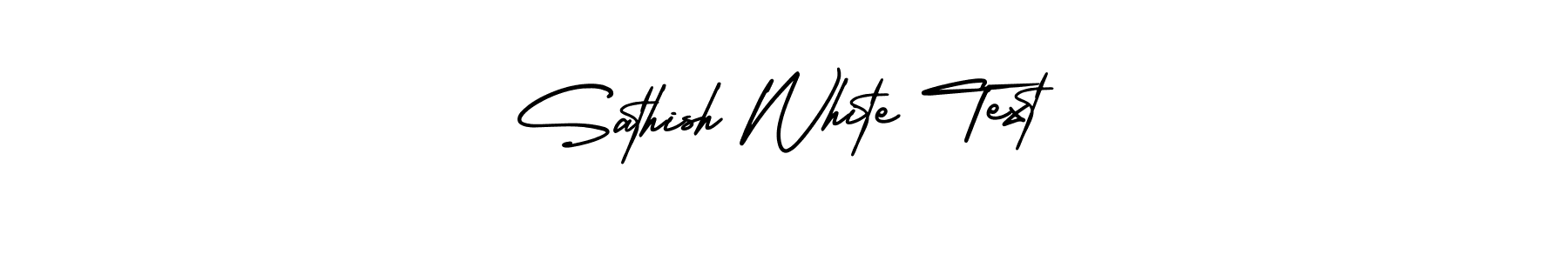 if you are searching for the best signature style for your name Sathish White Text. so please give up your signature search. here we have designed multiple signature styles  using AmerikaSignatureDemo-Regular. Sathish White Text signature style 3 images and pictures png