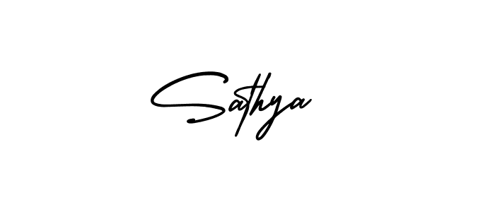 How to Draw Sathya  signature style? AmerikaSignatureDemo-Regular is a latest design signature styles for name Sathya . Sathya  signature style 3 images and pictures png