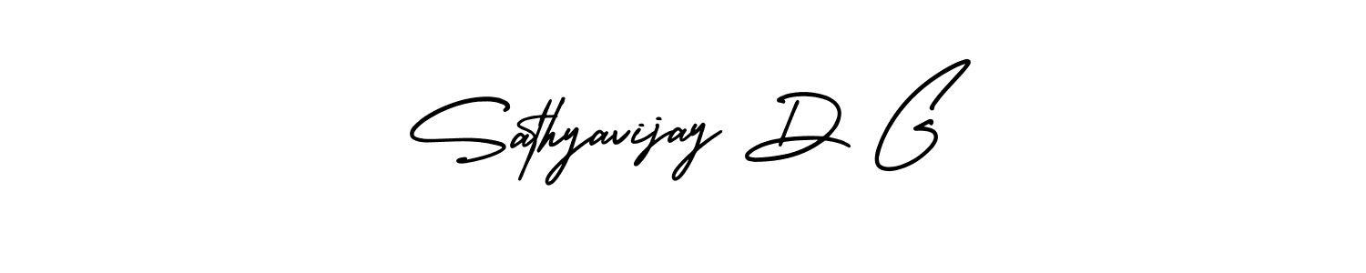 Design your own signature with our free online signature maker. With this signature software, you can create a handwritten (AmerikaSignatureDemo-Regular) signature for name Sathyavijay D G. Sathyavijay D G signature style 3 images and pictures png