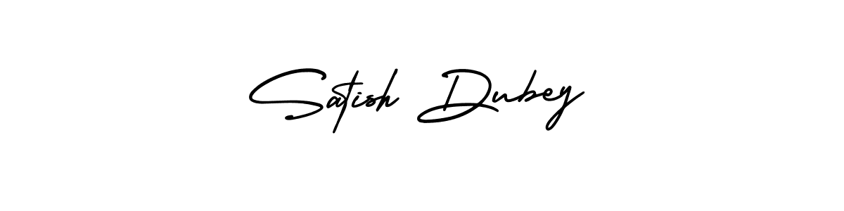 Make a beautiful signature design for name Satish Dubey. Use this online signature maker to create a handwritten signature for free. Satish Dubey signature style 3 images and pictures png