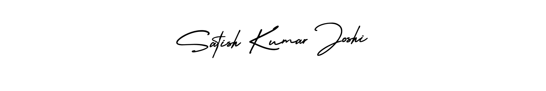 Satish Kumar Joshi stylish signature style. Best Handwritten Sign (AmerikaSignatureDemo-Regular) for my name. Handwritten Signature Collection Ideas for my name Satish Kumar Joshi. Satish Kumar Joshi signature style 3 images and pictures png