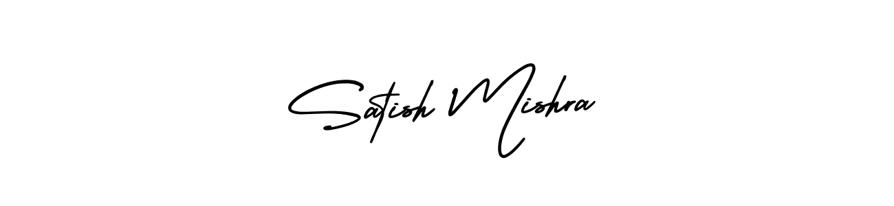 Use a signature maker to create a handwritten signature online. With this signature software, you can design (AmerikaSignatureDemo-Regular) your own signature for name Satish Mishra. Satish Mishra signature style 3 images and pictures png