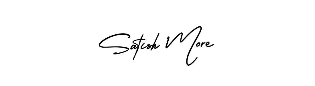 if you are searching for the best signature style for your name Satish More. so please give up your signature search. here we have designed multiple signature styles  using AmerikaSignatureDemo-Regular. Satish More signature style 3 images and pictures png