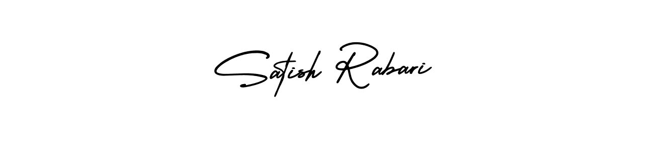 Similarly AmerikaSignatureDemo-Regular is the best handwritten signature design. Signature creator online .You can use it as an online autograph creator for name Satish Rabari. Satish Rabari signature style 3 images and pictures png