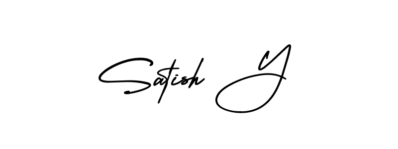 Best and Professional Signature Style for Satish Y. AmerikaSignatureDemo-Regular Best Signature Style Collection. Satish Y signature style 3 images and pictures png