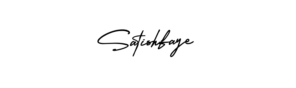 if you are searching for the best signature style for your name Satishfaye. so please give up your signature search. here we have designed multiple signature styles  using AmerikaSignatureDemo-Regular. Satishfaye signature style 3 images and pictures png