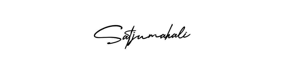 Design your own signature with our free online signature maker. With this signature software, you can create a handwritten (AmerikaSignatureDemo-Regular) signature for name Satjumahali. Satjumahali signature style 3 images and pictures png