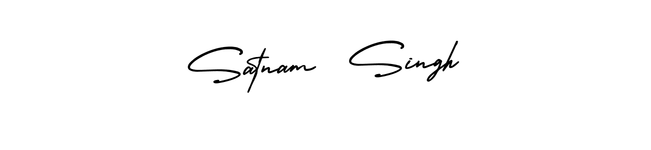 Best and Professional Signature Style for Satnam  Singh. AmerikaSignatureDemo-Regular Best Signature Style Collection. Satnam  Singh signature style 3 images and pictures png