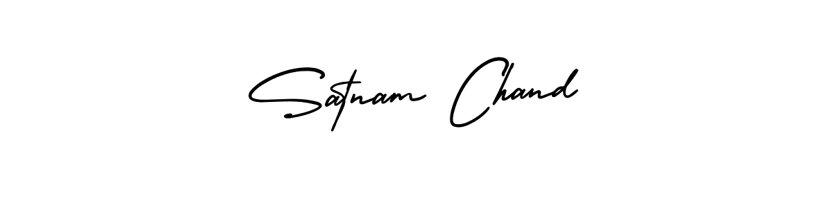 if you are searching for the best signature style for your name Satnam Chand. so please give up your signature search. here we have designed multiple signature styles  using AmerikaSignatureDemo-Regular. Satnam Chand signature style 3 images and pictures png