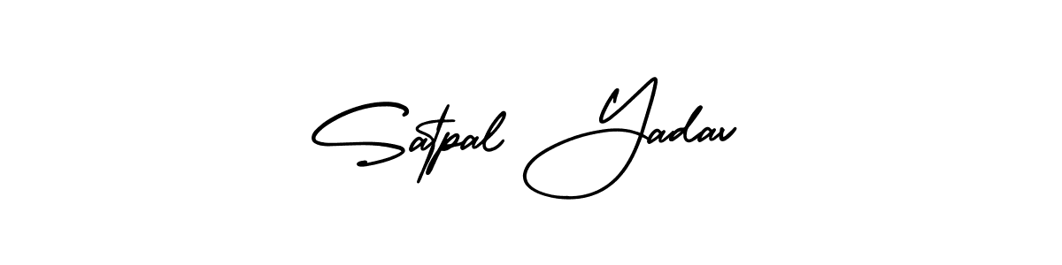 Satpal Yadav stylish signature style. Best Handwritten Sign (AmerikaSignatureDemo-Regular) for my name. Handwritten Signature Collection Ideas for my name Satpal Yadav. Satpal Yadav signature style 3 images and pictures png