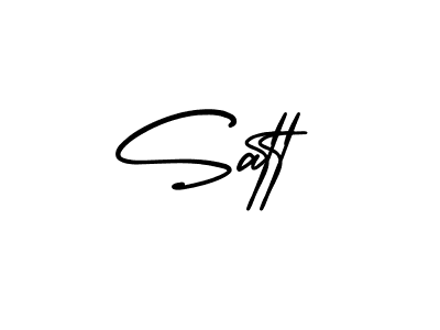 Make a beautiful signature design for name Satt. With this signature (AmerikaSignatureDemo-Regular) style, you can create a handwritten signature for free. Satt signature style 3 images and pictures png