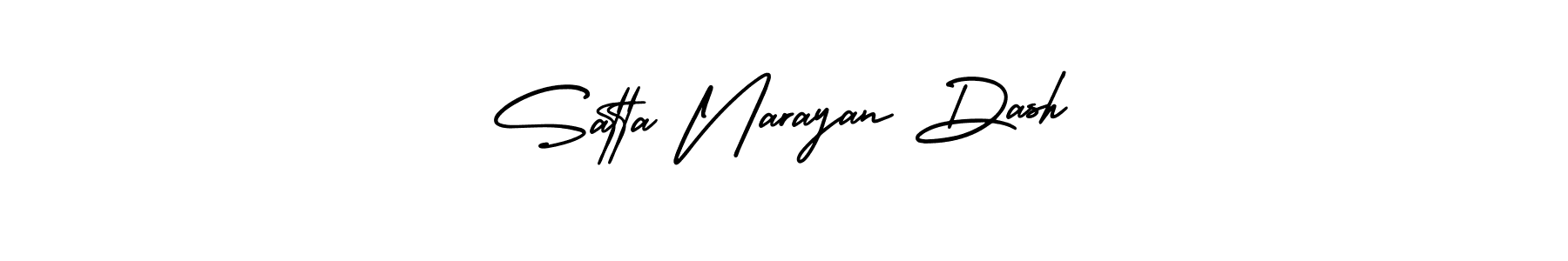 It looks lik you need a new signature style for name Satta Narayan Dash. Design unique handwritten (AmerikaSignatureDemo-Regular) signature with our free signature maker in just a few clicks. Satta Narayan Dash signature style 3 images and pictures png