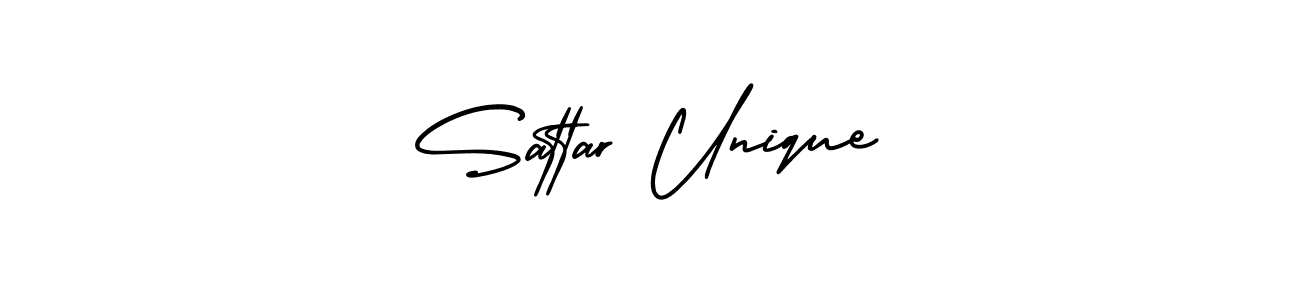 Best and Professional Signature Style for Sattar Unique. AmerikaSignatureDemo-Regular Best Signature Style Collection. Sattar Unique signature style 3 images and pictures png