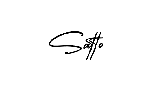 The best way (AmerikaSignatureDemo-Regular) to make a short signature is to pick only two or three words in your name. The name Satto include a total of six letters. For converting this name. Satto signature style 3 images and pictures png