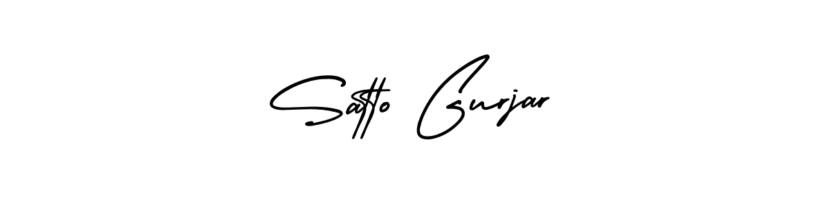 Similarly AmerikaSignatureDemo-Regular is the best handwritten signature design. Signature creator online .You can use it as an online autograph creator for name Satto Gurjar. Satto Gurjar signature style 3 images and pictures png