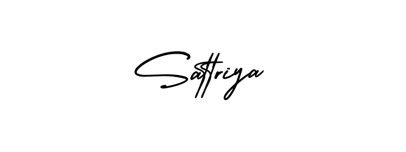 Use a signature maker to create a handwritten signature online. With this signature software, you can design (AmerikaSignatureDemo-Regular) your own signature for name Sattriya. Sattriya signature style 3 images and pictures png