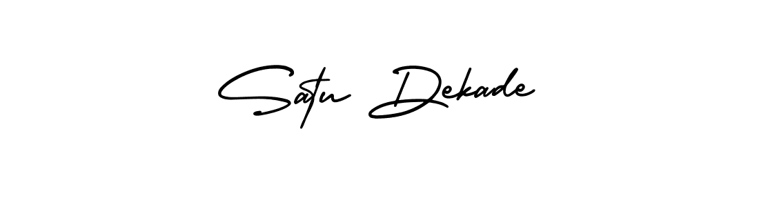 Also we have Satu Dekade name is the best signature style. Create professional handwritten signature collection using AmerikaSignatureDemo-Regular autograph style. Satu Dekade signature style 3 images and pictures png