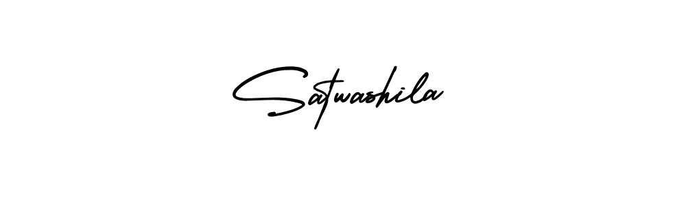 if you are searching for the best signature style for your name Satwashila. so please give up your signature search. here we have designed multiple signature styles  using AmerikaSignatureDemo-Regular. Satwashila signature style 3 images and pictures png