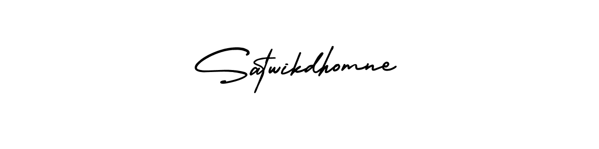 Make a beautiful signature design for name Satwikdhomne. Use this online signature maker to create a handwritten signature for free. Satwikdhomne signature style 3 images and pictures png