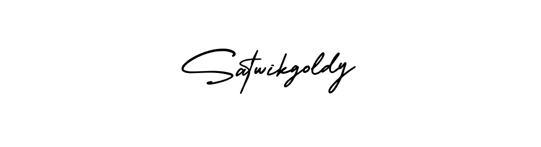 How to make Satwikgoldy signature? AmerikaSignatureDemo-Regular is a professional autograph style. Create handwritten signature for Satwikgoldy name. Satwikgoldy signature style 3 images and pictures png