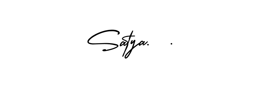 How to make Satya…. signature? AmerikaSignatureDemo-Regular is a professional autograph style. Create handwritten signature for Satya…. name. Satya…. signature style 3 images and pictures png