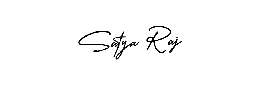 Similarly AmerikaSignatureDemo-Regular is the best handwritten signature design. Signature creator online .You can use it as an online autograph creator for name Satya Raj. Satya Raj signature style 3 images and pictures png