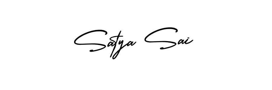 Design your own signature with our free online signature maker. With this signature software, you can create a handwritten (AmerikaSignatureDemo-Regular) signature for name Satya Sai. Satya Sai signature style 3 images and pictures png