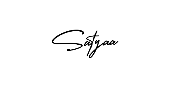 Best and Professional Signature Style for Satyaa. AmerikaSignatureDemo-Regular Best Signature Style Collection. Satyaa signature style 3 images and pictures png