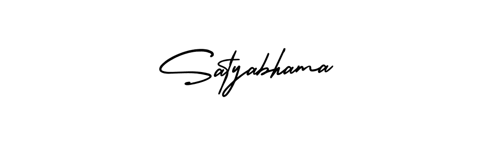 Make a beautiful signature design for name Satyabhama. With this signature (AmerikaSignatureDemo-Regular) style, you can create a handwritten signature for free. Satyabhama signature style 3 images and pictures png