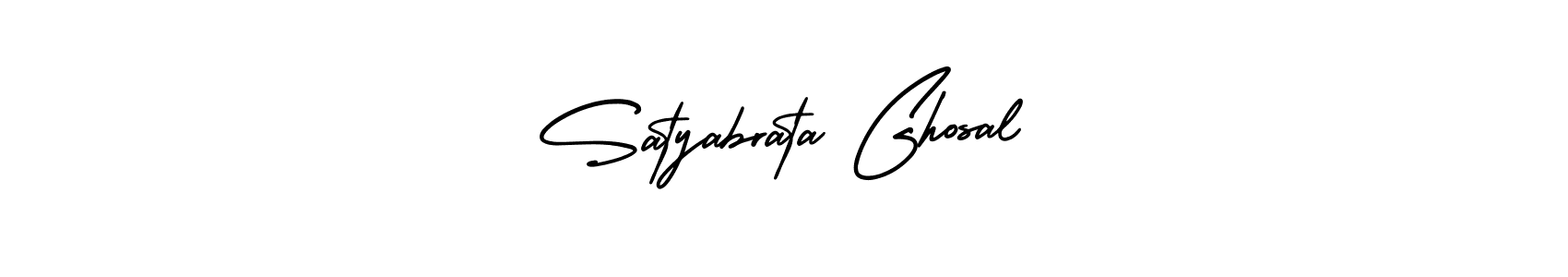 Make a beautiful signature design for name Satyabrata Ghosal. With this signature (AmerikaSignatureDemo-Regular) style, you can create a handwritten signature for free. Satyabrata Ghosal signature style 3 images and pictures png