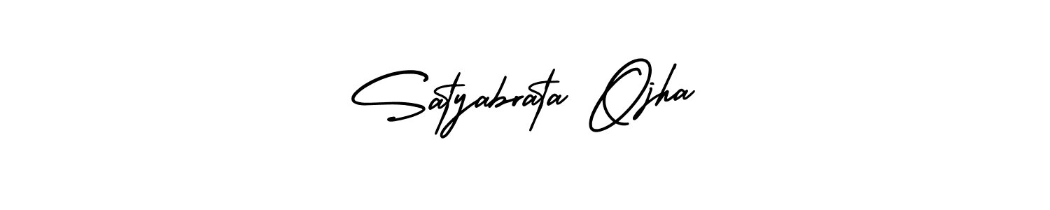 Create a beautiful signature design for name Satyabrata Ojha. With this signature (AmerikaSignatureDemo-Regular) fonts, you can make a handwritten signature for free. Satyabrata Ojha signature style 3 images and pictures png