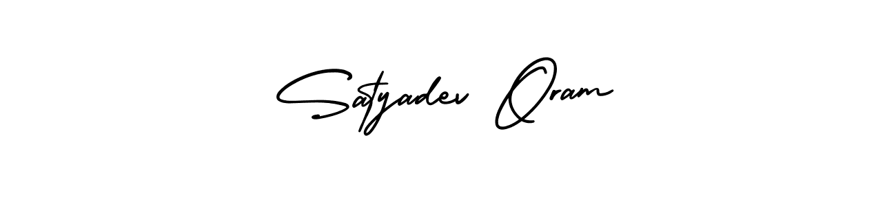 AmerikaSignatureDemo-Regular is a professional signature style that is perfect for those who want to add a touch of class to their signature. It is also a great choice for those who want to make their signature more unique. Get Satyadev Oram name to fancy signature for free. Satyadev Oram signature style 3 images and pictures png