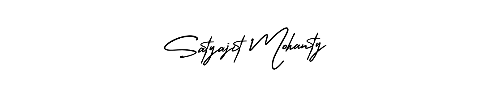 Make a beautiful signature design for name Satyajit Mohanty. With this signature (AmerikaSignatureDemo-Regular) style, you can create a handwritten signature for free. Satyajit Mohanty signature style 3 images and pictures png