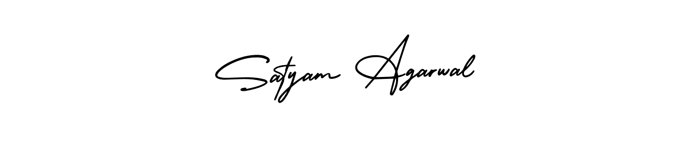 Best and Professional Signature Style for Satyam Agarwal. AmerikaSignatureDemo-Regular Best Signature Style Collection. Satyam Agarwal signature style 3 images and pictures png